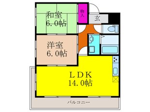 サンシティ千里丘の物件間取画像